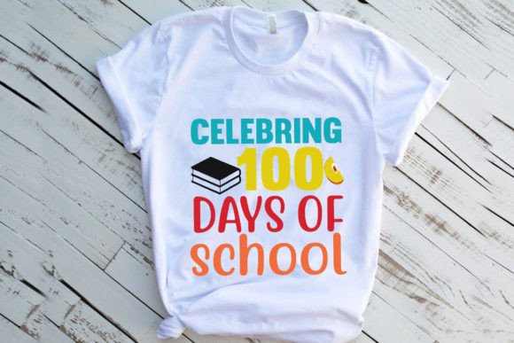 100 Celebrating Days of School Graphics for Crafts