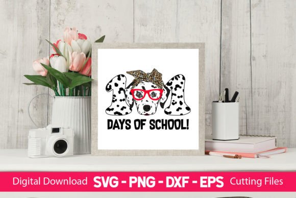 101 Days of School Girls Messy Bun – A Versatile Graphic for Crafts and Commercial Use