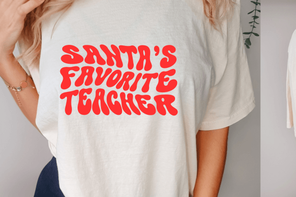 Christmas Teacher SVG: A Festive Graphic Design Asset for Crafts and Merch