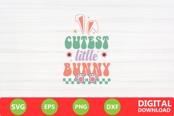 Cutest Little Bunny – A Festive Graphic Asset for Local Business Branding
