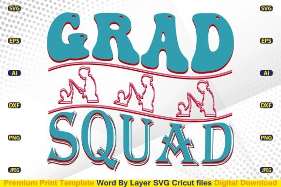 Grad Squad SVG: A Versatile Graphic Design Asset for Blogs and Crafts