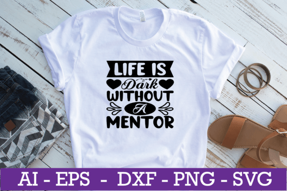 Life is Dark Without a Teacher SVG Review