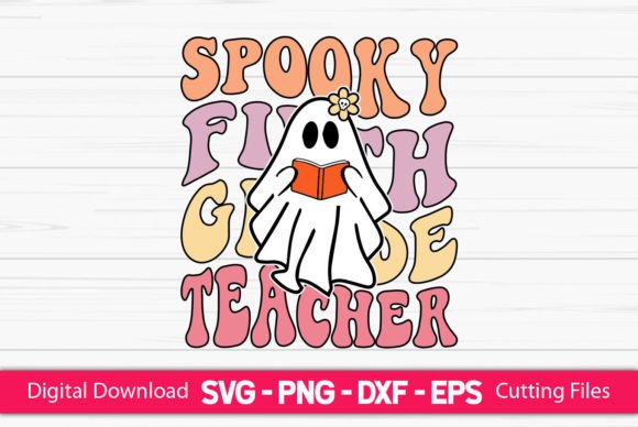 Spooky Fifth Grade Teacher Graphics for Creative Publishing Projects