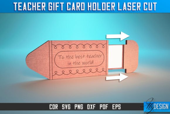 Teacher Gift Card Holder Laser Cut SVG Review