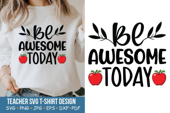 Teacher SVG, Be Awesome Today Review for Real Projects