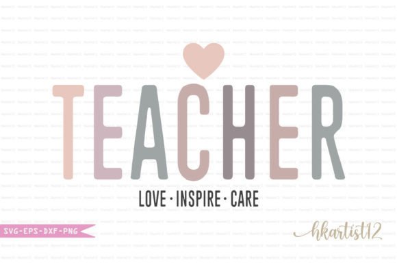 This Retro Teacher SVG for Crafts and Graphics