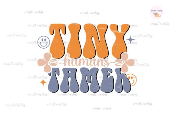 Tiny Humans Tamer SVG Design: A Creative Asset for Website and Editorial Use